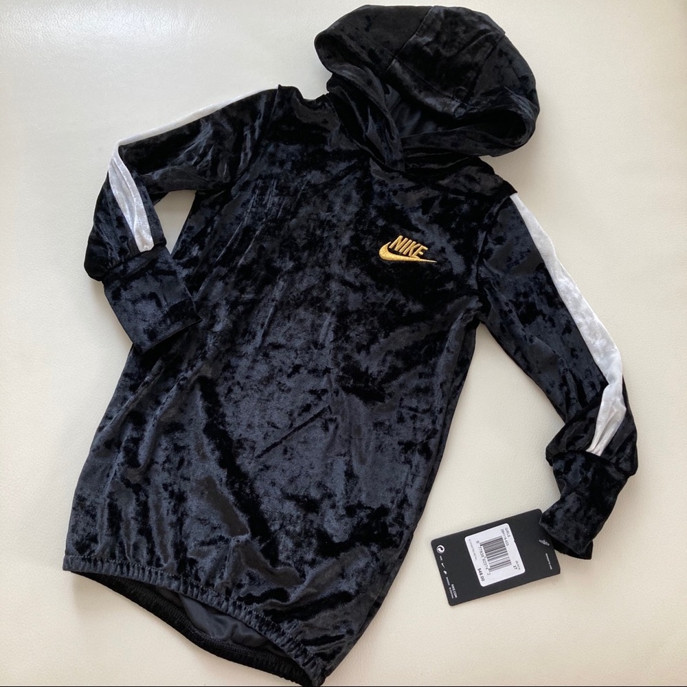 Nike Velour Hoodie Dress 2095 - Picture 4 of 8